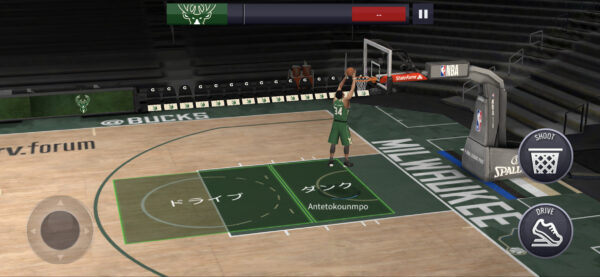 NBA LIVE Mobileダンク