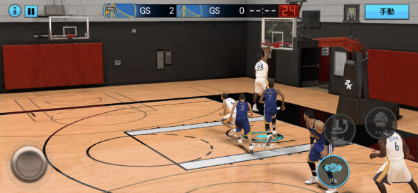 nba 2k mobileダンクシュート