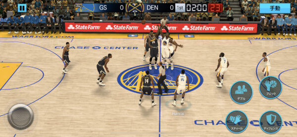 NBA 2K Mobile試合中