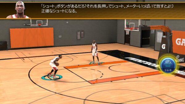 nba 2k mobileシュート練習