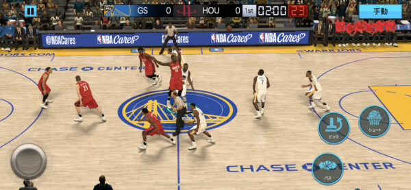 NBA 2K Mobile試合中