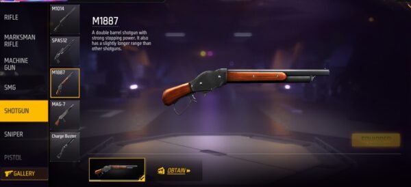 フリーファイアマックス(Garena Free Fire MAX)　M1887