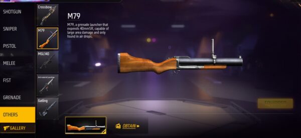 フリーファイアマックス(Garena Free Fire MAX)　M79