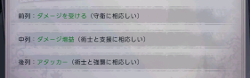 ダークテイルズ(ダーク姫)　配置場所による特徴