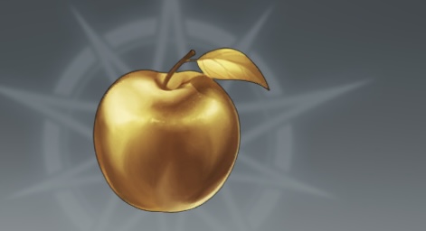 グリムライト　素材金のリンゴ