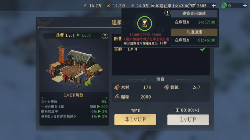 三国志 戦乱　加速機能について