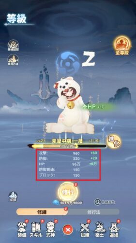 精霊伝説　レベル上げのメリット