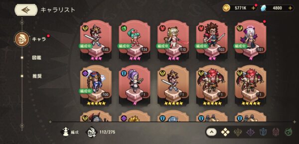ゆうゆう機空団のキャラリスト