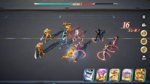 聖闘士星矢ギャラクシーソルジャー　効率良くレベルを上げる方法